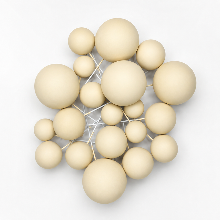Cake Ball Toppers 20pc Mixed Sizes - Nude