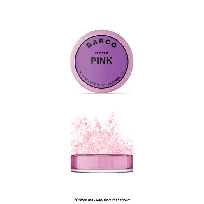 Barco Flitter Glitter Non Toxic 10ml - Pink