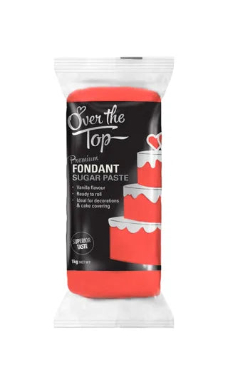 Over The Top Fondant Red 1kg
