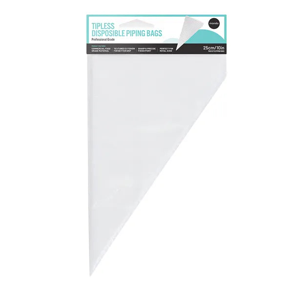 Mondo Tipless Piping Bags 10inch - 50pk