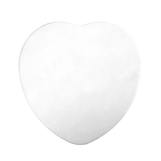 Mondo Cake Board Heart White 10"