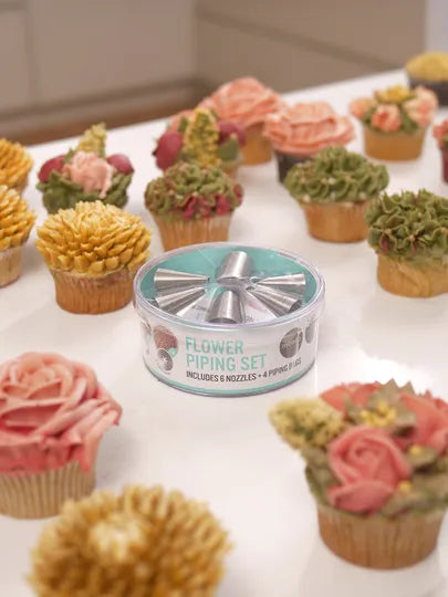 Mondo Flower Piping Set 10pc