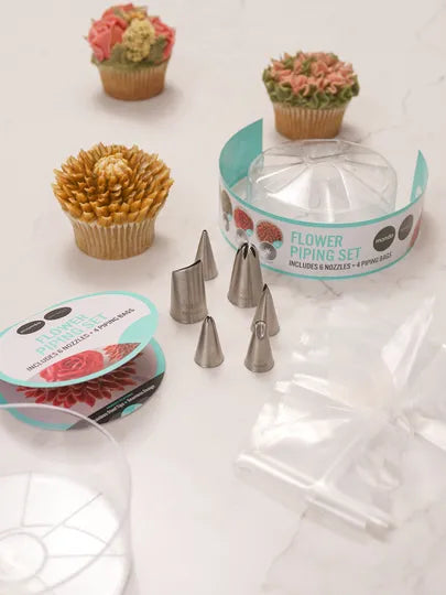 Mondo Flower Piping Set 10pc