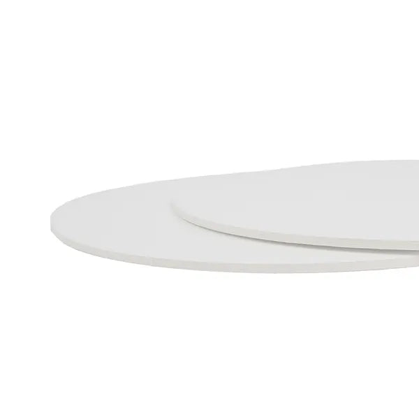 Mondo Cake Board Round White Compressed 6inch