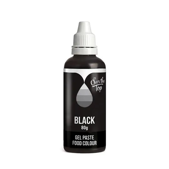 OTT Gel Food Colour- Black 80g