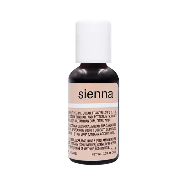 Chefmaster Liqua-Gel Sienna Sienna 0.7oz/20ml