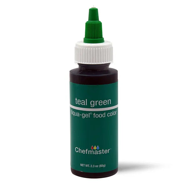 Chefmaster Liqua-Gel Teal Green 2.3oz