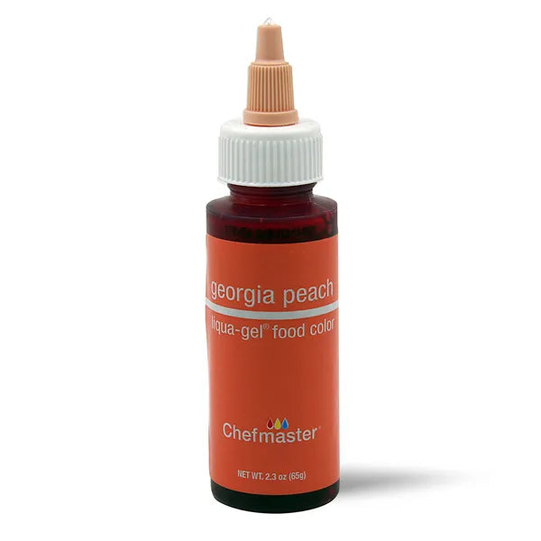 Chefmaster Liqua-Gel Georgia Peach 2.3oz PAST BEST BEFORE