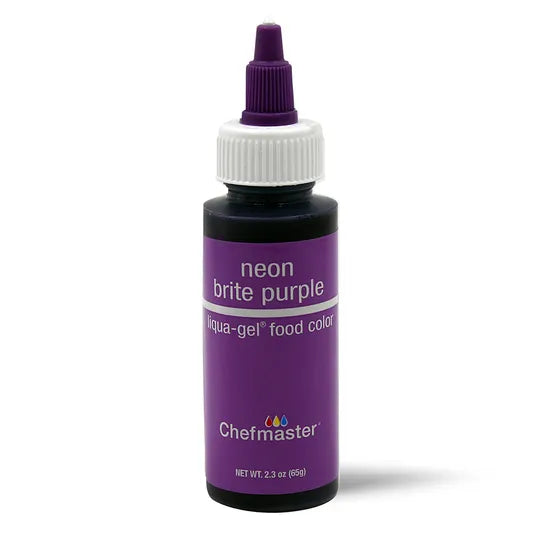 Chefmaster Liqua-Gel Neon Purple 2.3oz (65g)