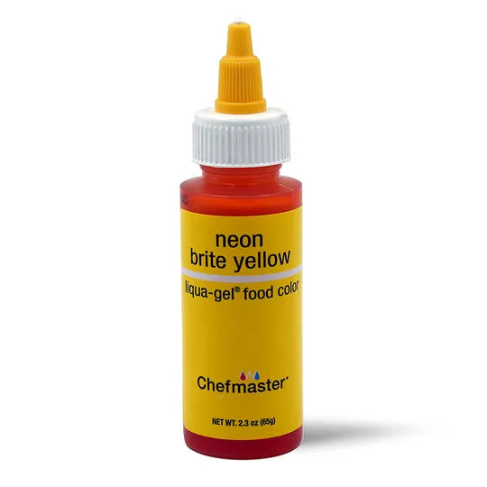 Chefmaster Liqua-Gel Neon Yellow 2.3oz (65g)