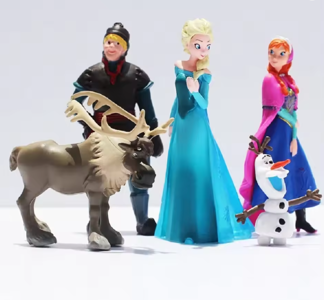 Frozen Plastic Figurine 5pc set