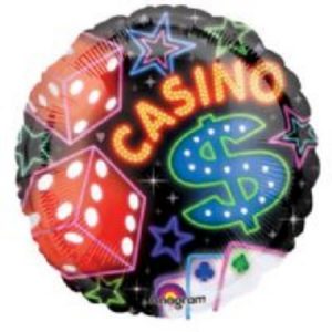 Casino 18inch Foil Balloon