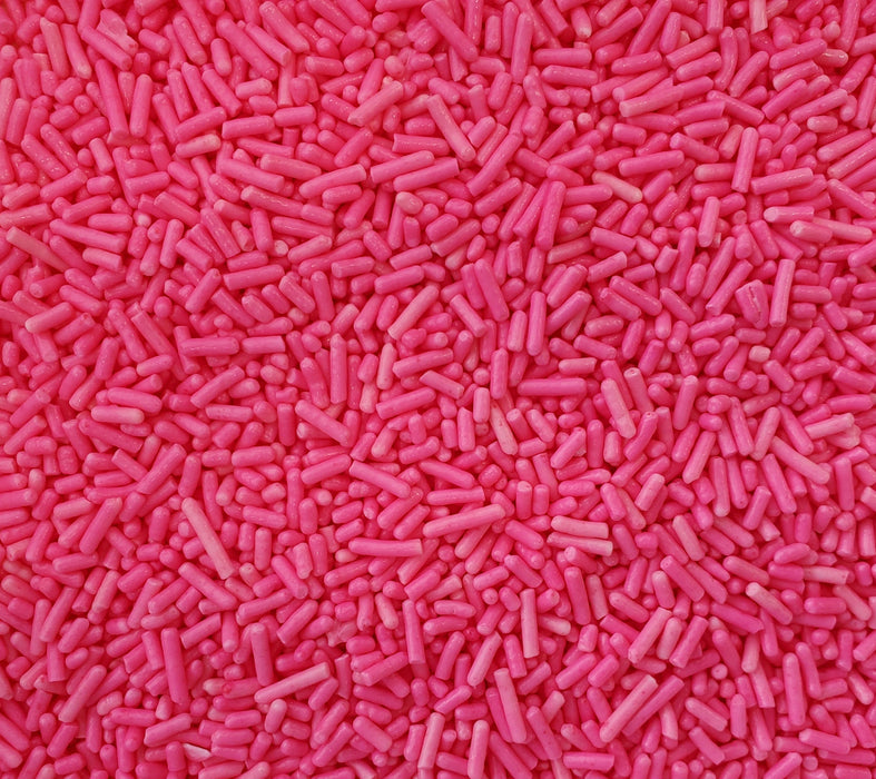 Bulk Sprinkles Jimmies 1.5kg & 10kg - Pink *Pre Order*