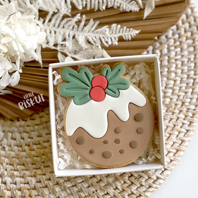 Large Christmas Pudding Cutter & Embosser Set (Little Biskut)