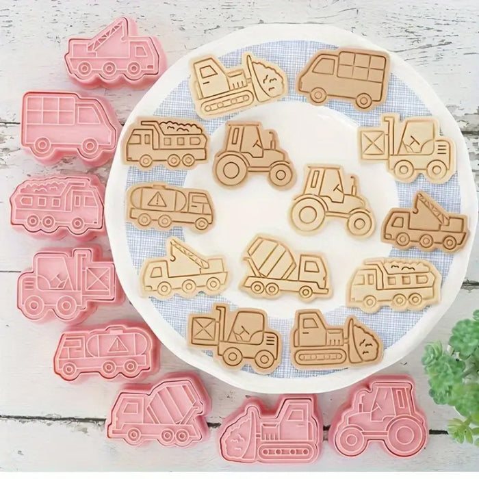 Construction Cookie Cutters Set 8pc