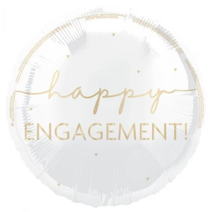 Unique Foil 45cm (18") Happy Engagement Balloon