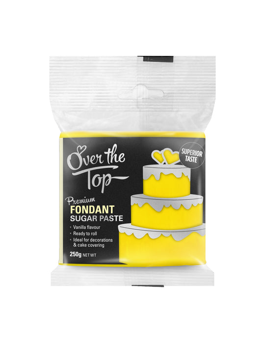 Over The Top Fondant Yellow 250g