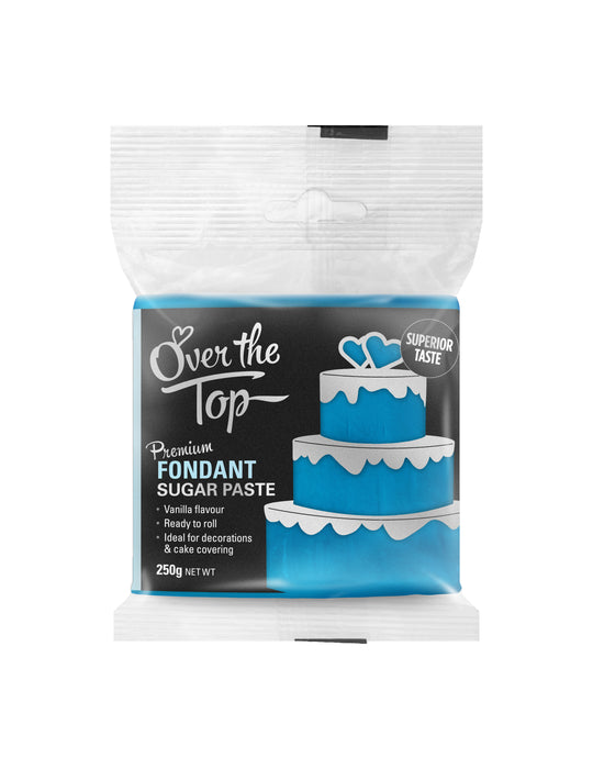 Over The Top Fondant Ice Blue 250g