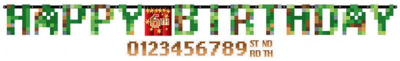 TNT/Minecraft Jumbo Add-And-Age Banner