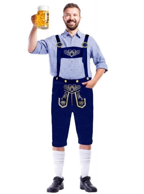 Bavarian Beer Man Oktoberfest Costume - Large Size