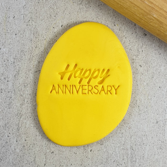 Happy Anniversary Embosser 60mm