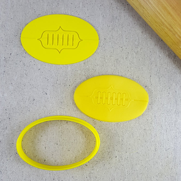 AFL Football Laces Cutter and Embosser Set