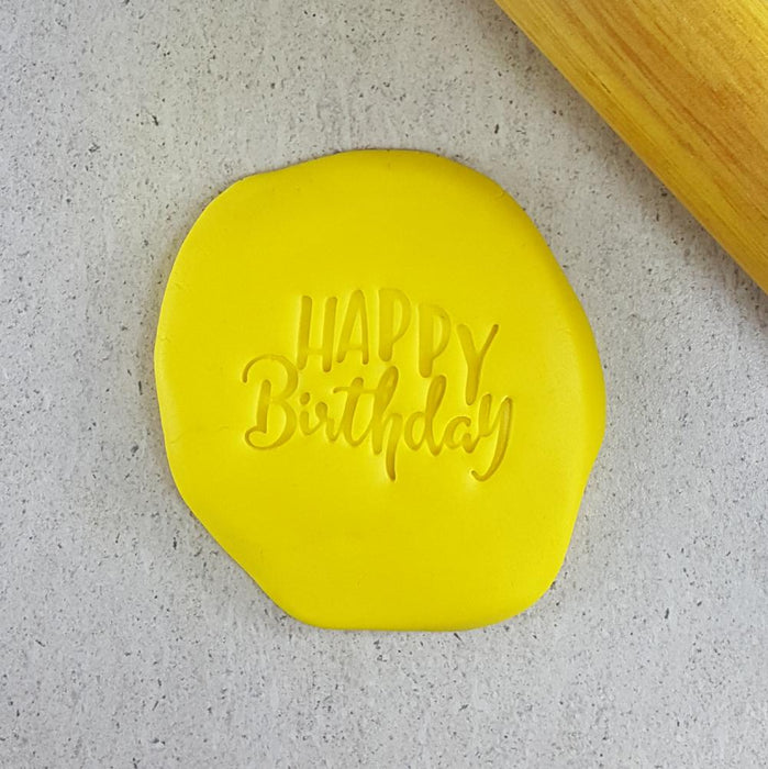 Happy Birthday Embosser 60mm