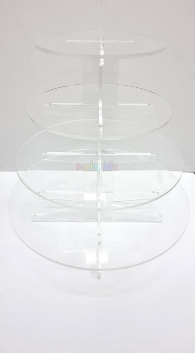 4 Tier Acrylic Cupcake Stand HIRE