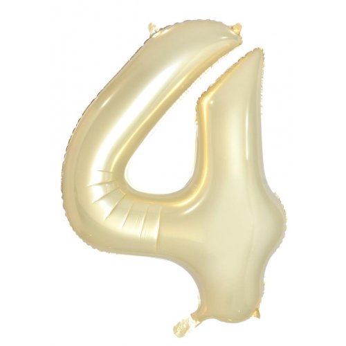 Luxe Gold Number Foil Balloons