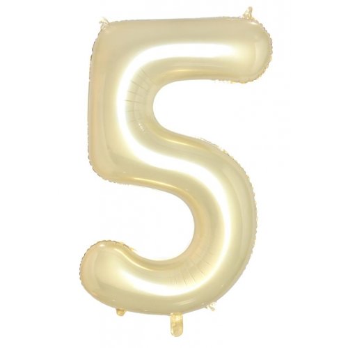 Luxe Gold Number Foil Balloons