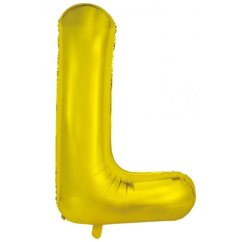 Foil 86cm Gold Letter Balloons (A-Z) Helium Filled