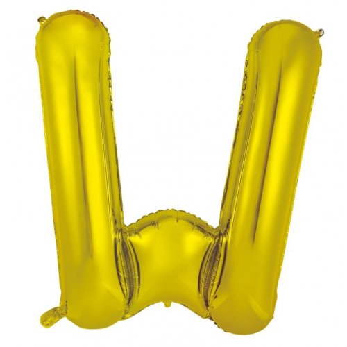 Foil 86cm Gold Letter Balloons (A-Z) Helium Filled