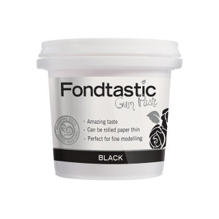 Fondtastic Gum Paste BLACK 226g