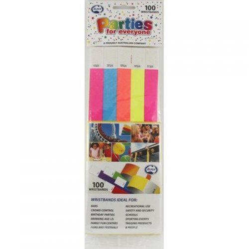 Assorted Colours Tyvek Wristband P100