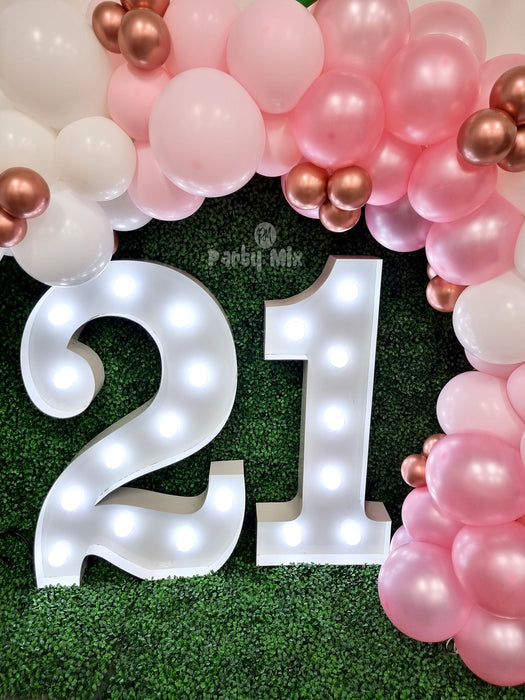 Light Up Number Hire - 21