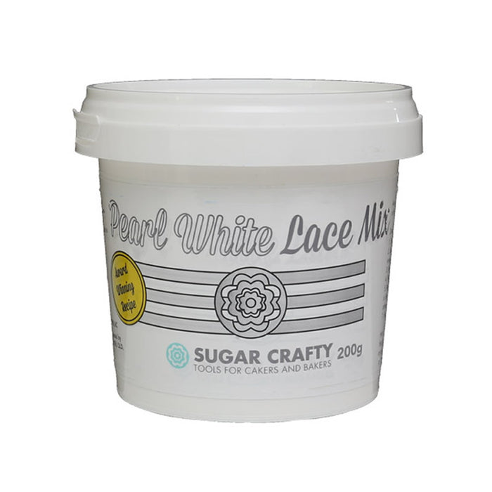 Sugar Crafty PEARL WHITE Lace Mix 200g