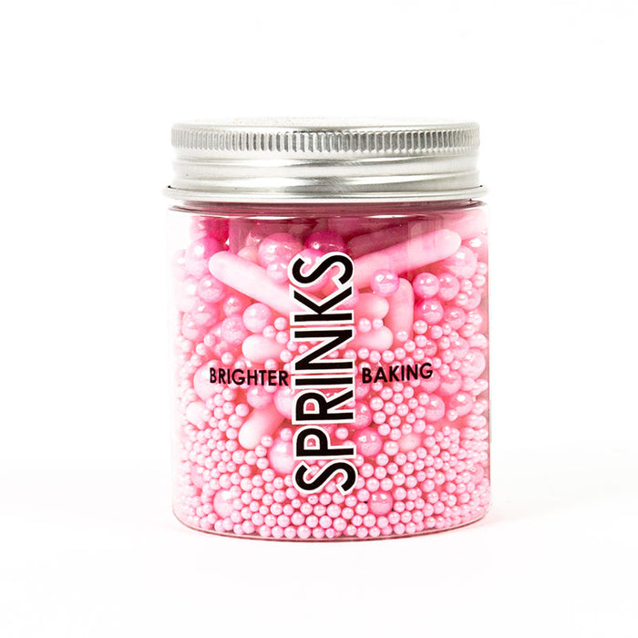 Bubble & Bounce Pink Sprinkles (75g) - by Sprinks