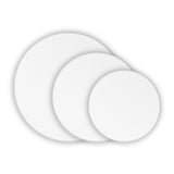 Round Cake Board White