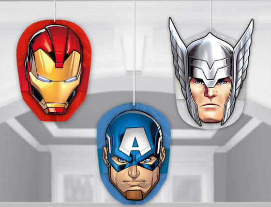 Avengers Epic Honeycomb Decorations - Tissue & Printed Paper