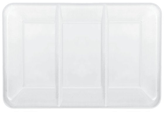Compartment Tray White - Plastic