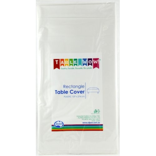 White Rectangle Tablecover