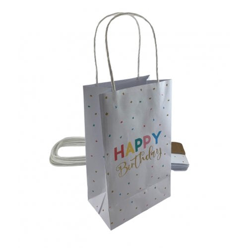 Party Bag Paper Happy Birthday 5pk