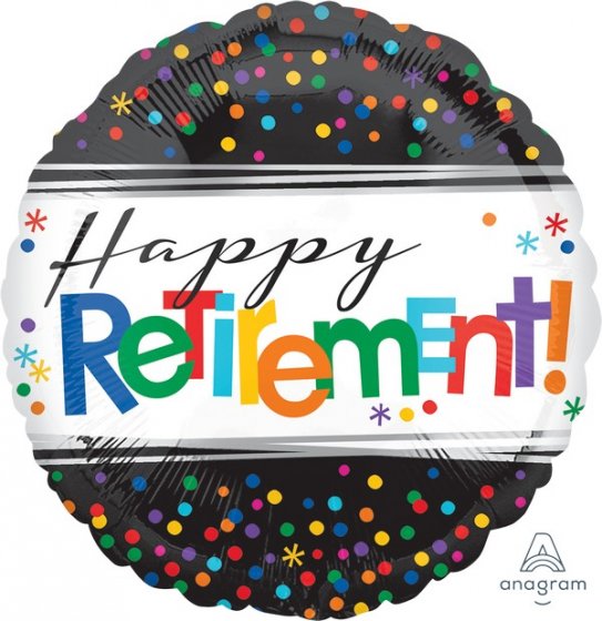 Happy Retirement 18inch Foil Balloon