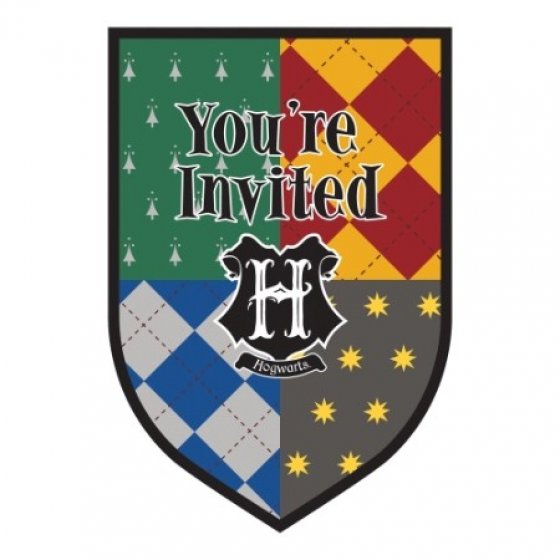 Harry Potter Postcard Invitations
