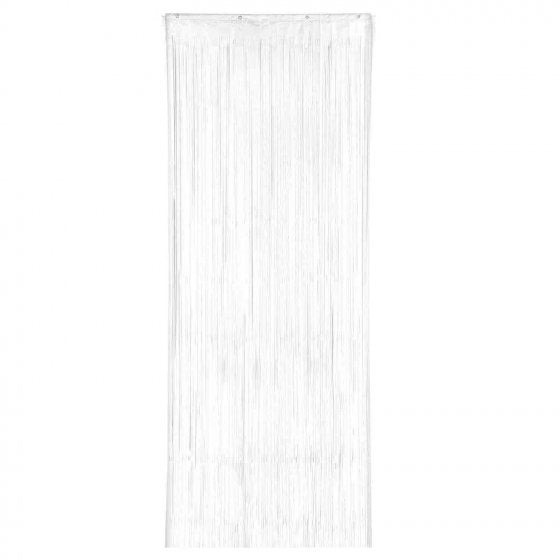 Plastic Curtain Backdrop - White