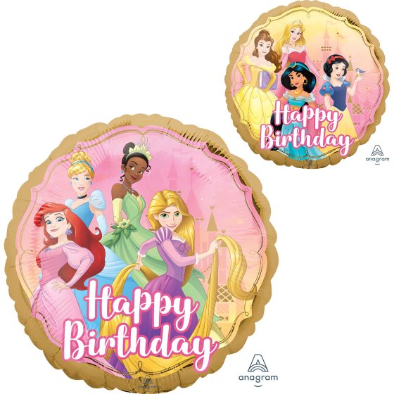 45cm Standard Disney Once Upon A Time Happy Birthday Foil Balloon