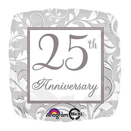 Happy 25th Anniversary Foil