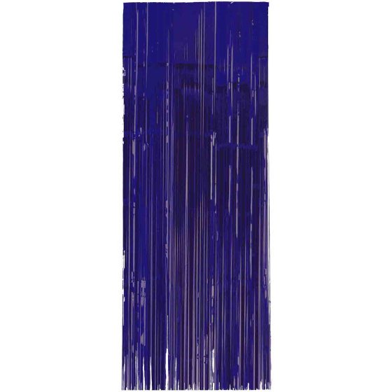 Metallic Curtain Backdrop - Blue