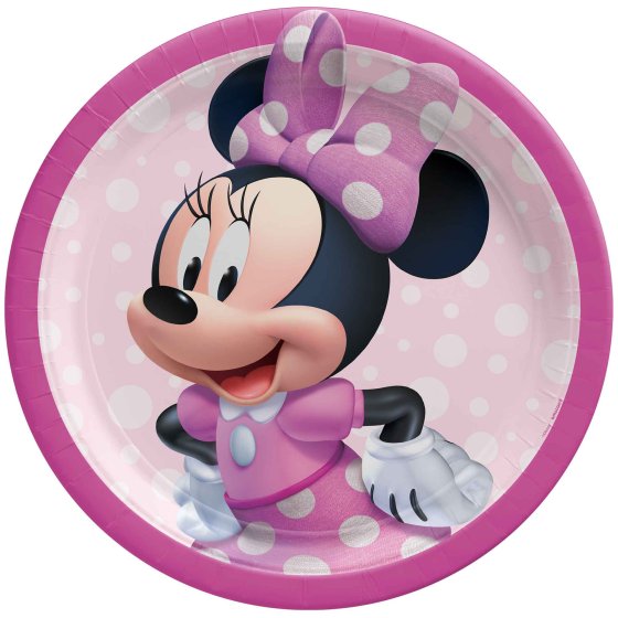 Minnie Mouse Forever 9" / 23cm Paper Plates