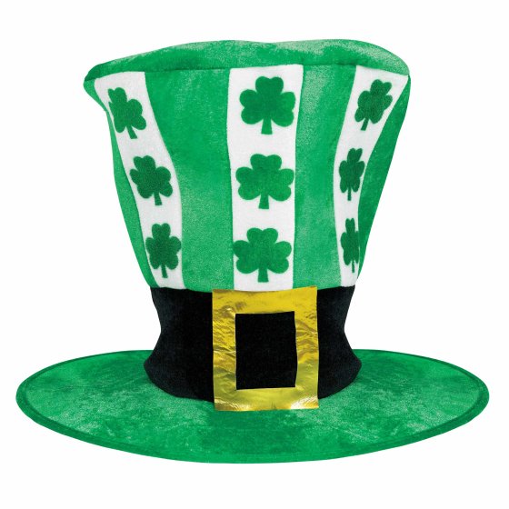 Shamrocks Oversized Fabric Hat